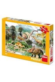 Puzzle 100 el. XL Dinozaury Dino Toys