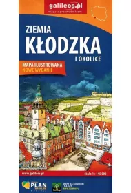 Mapa - Ziemia K�odzka i okolice 1:450 000