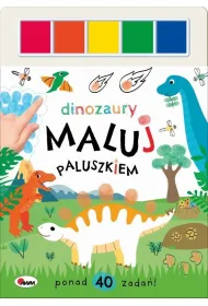 KSIAZECZKA EDUK 170X190 MALUJ PALUSZ DINOZAURY