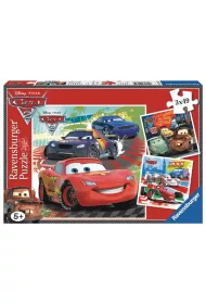 Puzzle 3 x 49 el. Auta 2 Ravensburger