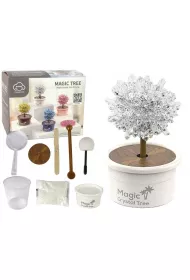 Magiczne drzewko kryszta��w srebrne LeanToys