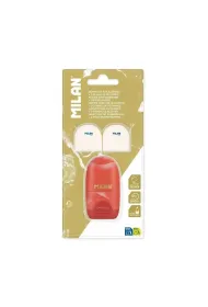 Milan Temper�wko - gumka + 2 gumki zapasowe czerwona