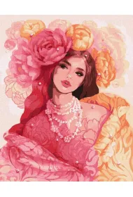 Ideyka Malowanie po numerach - Pi�kno i piwonie 40x50cm