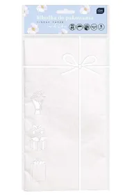 Interdruk Bibu�ka do pakowania prezent�w prezent�w 50x70 cm bia�a