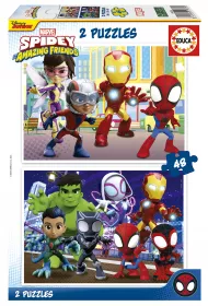 Puzzle 2x48 el. Spidey i Super-Kumple Educa