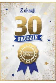 Armin Style KARNET URODZINY 30 B6 Z KOP AS GM-1291 FOL