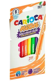 Carioca Pisaki neon 8 szt.