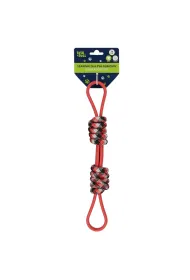 Zabawka dla psa Szarpak 34 cm gumowy czerwony TRIK&ROLL 560706