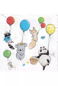 Paw Serwertki Przyj�cie zwierz�tek 33 x 33 cm