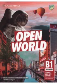 Open World Preliminary Student’s Book with Answers with Online Practice