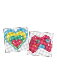 Diamentowa mozaika Kids - Serce i joystick 9x9cm Ideyka