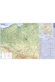 Demart Mapa Polski. Podkadka na biurko