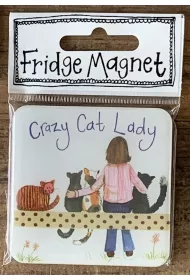 Alex Clark Magnes FM219 Crazy Cat Lady Kociara