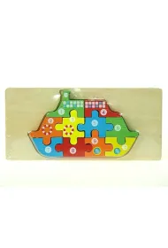Puzzle drewniane Statek Adar