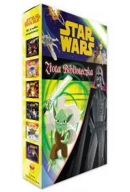 Pakiet Star Wars. Z�ota biblioteczka. Tomy 1-6: Mroczne widmo, Ataku Klon�w, Zemsta Sith�w, Nowa nadzieja, Imperium kontratakuje i Powr�t Jedi