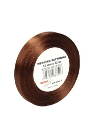 Brewis Wst��ka satynowa br�zowa 12mm x 32m