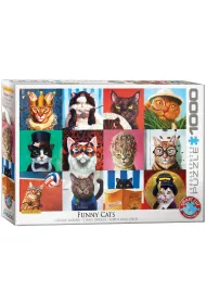 Puzzle 1000 el. Zabawne koty Eurographics