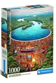 Puzzle 1000 el. Bibliodame Clementoni
