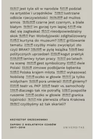 Zapiski z nie�atwych czas�w 2017-2018
