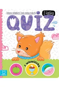 Zabawa naklejkami i test wiedzy malucha. Quiz 2-latka z wiewi�rk�