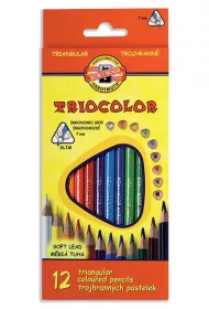 Koh-I-Noor Kredki Triocolor 7 mm 3132 12 szt.