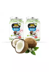 Big Nature Olej kokosowy extra virgin toczony na zimno zestaw 2 x 900 ml Bio