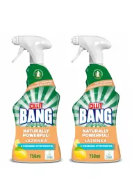 Cillit Bang Naturally Powerful spray czyszczcy do azienki z kwaskiem cytrynowym zestaw 2 x 750 ml