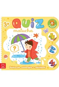 Quiz malucha. Ksi��eczka edukacyjna z naklejkami z kotkiem 3+