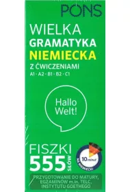 FISZKI 555 Wielka gramatyka Niemiecka z �w. A1/C1 W.2 PONS