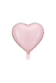 PartyDeco Balon foliowy serce jasny r�owy 45cm