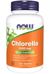 Now Foods Chlorella 1000 mg Suplement diety 120 tab.