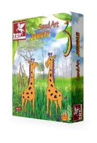 Zdobienie piaskiem, d�ungla - Sand Art, Jungle. Toy Kraft *