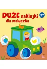 Du�e naklejki dla maluszka. Traktor 3+