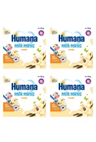 Humana Milk Minis Budy waniliowy po 10. miesicu Zestaw 4 x 400 g