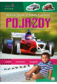 Minialbum z naklejkami. Pojazdy cz.4