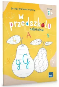 W przedszkolu naturalnie. Poziom B+. Zeszyt grafomotoryczny