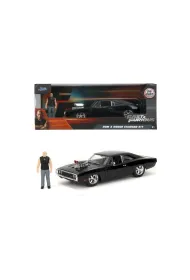 Pojazd metalowy 1:24 JADA F&F Dodge Charger 1970 z figurk�