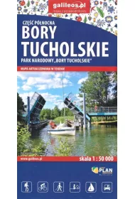 Bory Tucholskie-cz�� p�nocna. Park Narodowy skala 1: 50 000