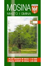 Plan Miasta i mapa gminy Mosina 1:10 000