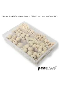Zestaw koralik�w drewnianych 485 element�w Penword