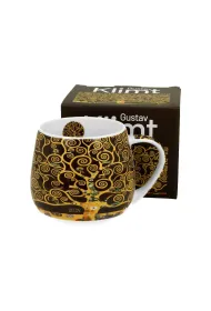 Duo Sp. z o.o. Porcelanowy kubek baryka Klimt Tree Of Life 430 ml