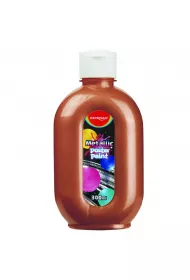 Farba plakatowa 300ml KEYROAD metaliczna ��ta 300 ml
