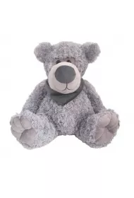 Mi� BRUNO 20 cm szary z apaszk� (13260) Beppe