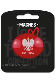 Pan Dragon Magnes I Love Poland