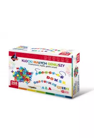 Klocki maych geniuszy. Literki 208 el.