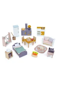Zestaw mebelk�w drewniany do domku Tender Leaf Toys