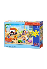 Puzzle 60 el. Zabawna budowa Castorland