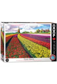 Puzzle 1000 el. Pola tulipan�w w Holandii Eurographics