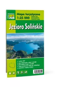 Mapa turystyczna Jezioro Soli�skie 1:25 000