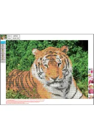 Centrum Mozaika diamentowa 5D - Tiger 89752 30x40cm